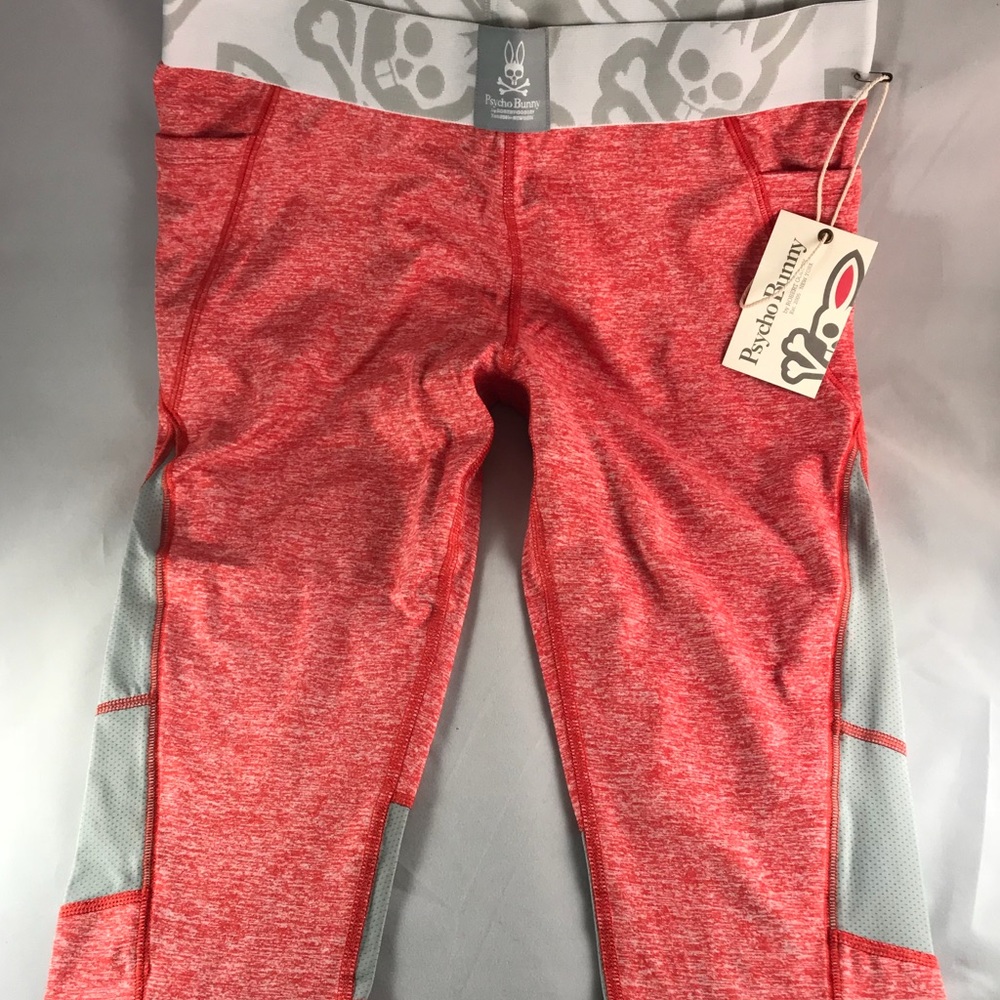 Psycho Bunny crops yoga pants xs